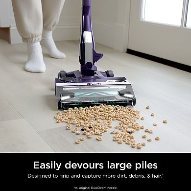 Shark® Powerdetect Ultra-Light Corded Stick Vacuum, Duoclean Detect & Self-Cleaning Brushroll (HZ4002)