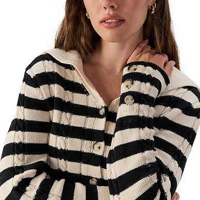Women's Modern Supply Button Up Popover Sweater