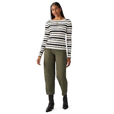 Modern Supply by Sanctuary Ribbed Boatneck T-Shirt