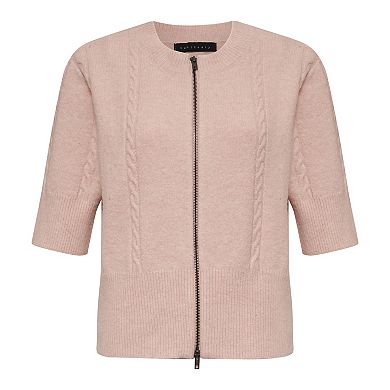 Women's Modern Supply by Sanctuary Zip-Up Short Sleeve Cardigan