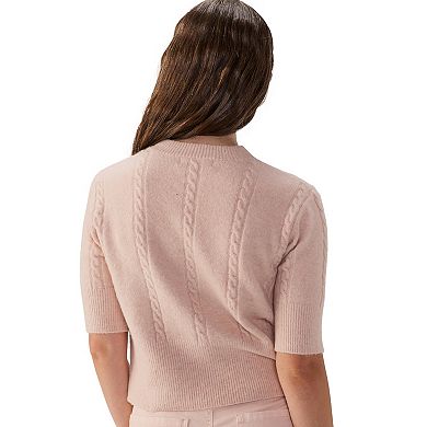 Women's Modern Supply by Sanctuary Zip-Up Short Sleeve Cardigan