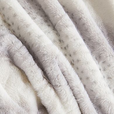 Madelinen® Cozy Soft Faux Fur Reversible Throw Blanket