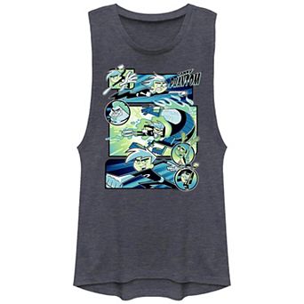 Juniors' Nickelodeon Danny Phantom Comic Poster Graphic Tank Top