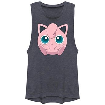 Juniors' Pokemon Jigglypuff Sitting Graphic Tank Top