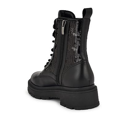 Nine West Hediy Round Toe Lace-Up Women's Ankle Boots