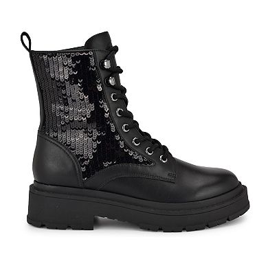 Nine West Hediy Round Toe Lace-Up Women's Ankle Boots