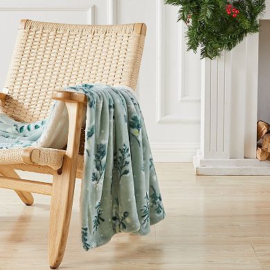 Madelinen® Velvet Plush to Sherpa Reversible Throw Blanket