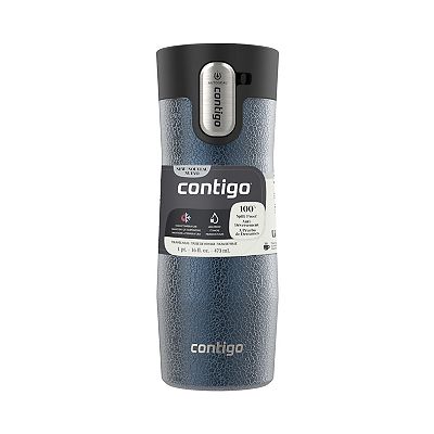 Contigo Thermal Mug West Loop Tangerine - Gobelet Isotherme, 470 Ml