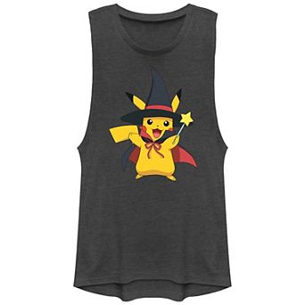 Juniors' Pokemon Pikachu Witch Costume Graphic Tank Top