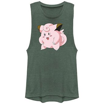 Juniors' Pokemon Happy Clefairy Graphic Tank Top