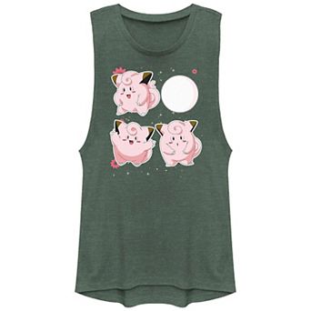 Juniors' Pokemon Clefairy Poses Graphic Tank Top