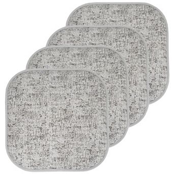Sweet Home Broadway Memory Foam No Slip Back Chair Cushion 4 Pack