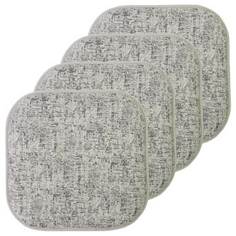 Sweet Home Broadway Memory Foam No Slip Back Chair Cushion 4 Pack