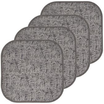 Sweet Home Broadway Memory Foam No Slip Back Chair Cushion 4 Pack