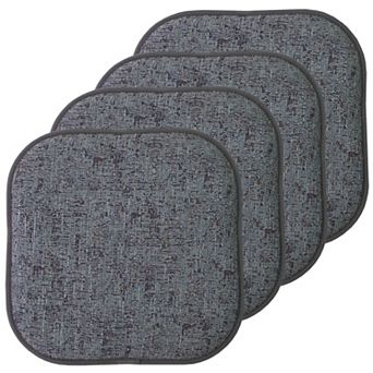 Sweet Home Broadway Memory Foam No Slip Back Chair Cushion 4 Pack