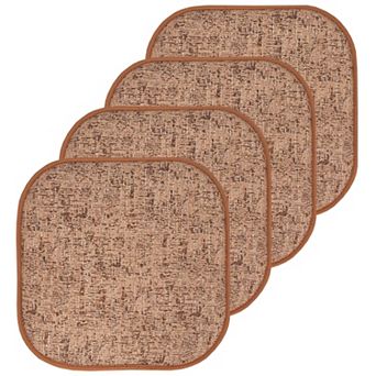Sweet Home Broadway Memory Foam No Slip Back Chair Cushion 4 Pack