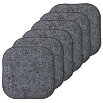 Sweet Home Broadway Memory Foam No Slip Back Chair Cushion 6 Pack