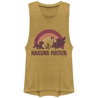 Disney's The Lion King Hakuna Matata Walk Juniors' Graphic Tank Top