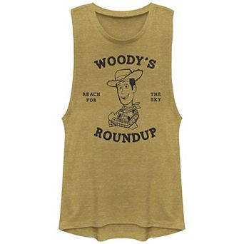 Disney's Toy Story Woody's Roundup Reach For The Sky Juniors' Graphic Tank Top