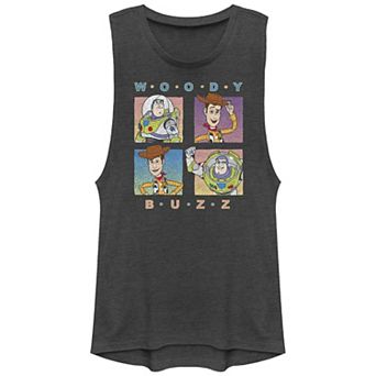 Disney's Toy Story Woody And Buzz Lightyear Juniors' Graphic Tank Top