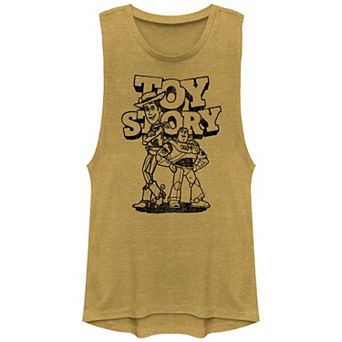 Disney's Toy Story Woody And Buzz Lightyear Power Duo Juniors' Graphic Tank Top