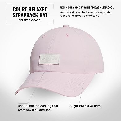adidas Women's Court Relaxed Strapback Hat