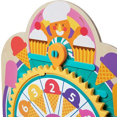 Melissa & Doug Fun at the Fair! Wooden Double-Sided Roulette & Plinko Games