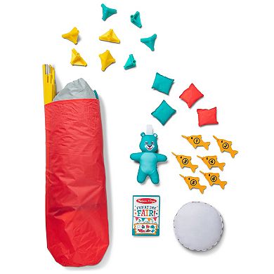 Melissa & Doug Fun at the Fair! Game Center Play Tent – 4 Sides of Activities