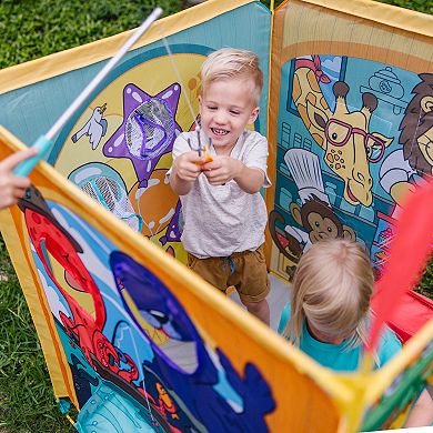 Melissa & Doug Fun at the Fair! Game Center Play Tent – 4 Sides of Activities