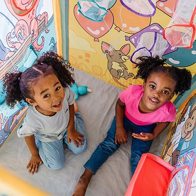 Melissa & Doug Fun at the Fair! Game Center Play Tent – 4 Sides of Activities