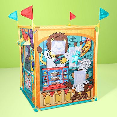 Melissa & Doug Fun at the Fair! Game Center Play Tent – 4 Sides of Activities