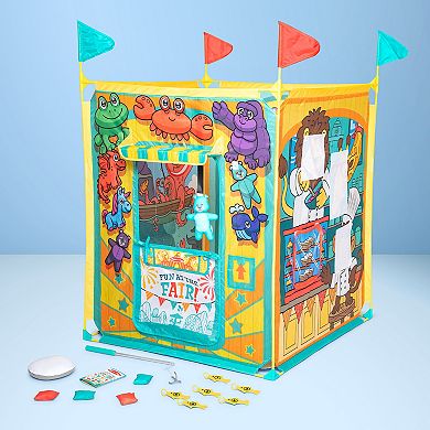 Melissa & Doug Fun at the Fair! Game Center Play Tent – 4 Sides of Activities