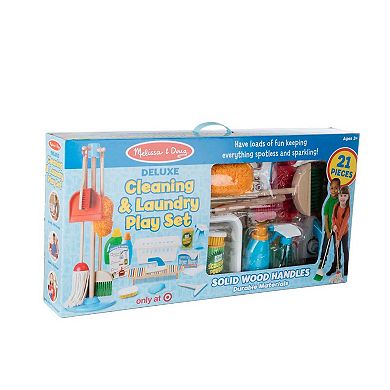 Melissa & Doug Deluxe Cleaning & Laundry Play Set