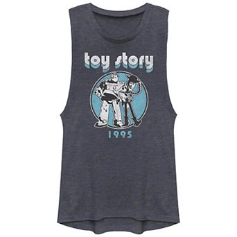 Disney's Toy Story Buzz Lightyear And Woody 1995 Juniors' Graphic Tank Top