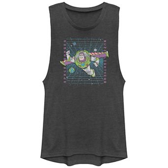 Disney's Toy Story Buzz Lightyear Space Ranger Poster Juniors' Graphic Tank Top