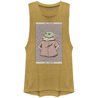 Juniors' Star Wars The Mandalorian The Child Card Graphic Tank Top