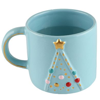 Stoneware Christmas Tree 17-oz. Mug