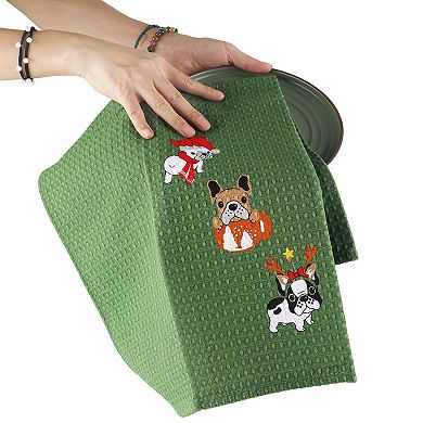 Holiday-Themed Tea Towels, 2-Pack