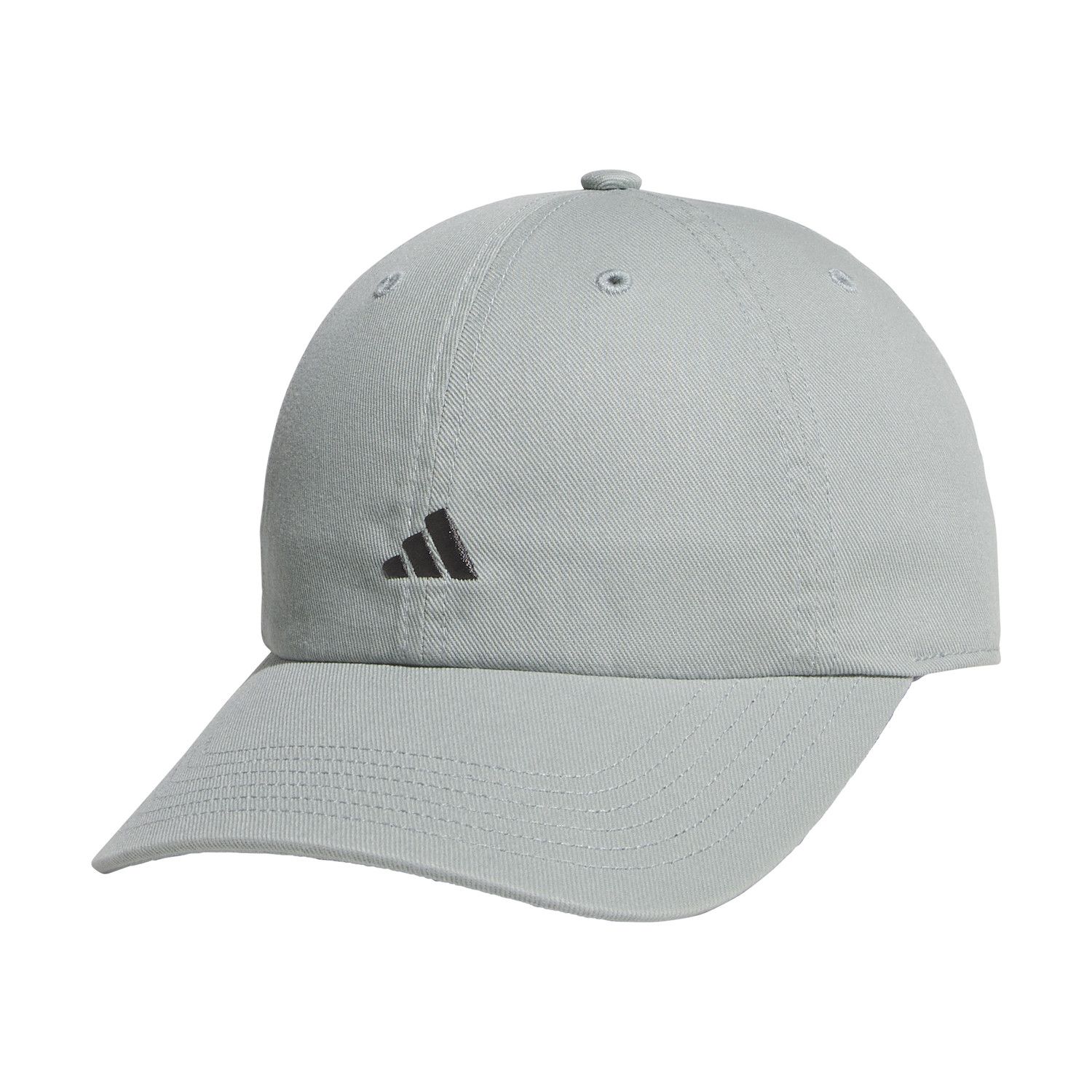 Adidas Women\'s Sage Green Grey Saturday Baseball Adjustable Cotton Athletic Hat Influencer 3 Relaxed Strapback Adjustable Fit Hat at Amazon  main image 2