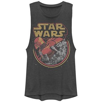 Juniors' Star Wars Villains Stamp Graphic Tank Top