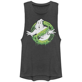 Juniors' Ghostbusters Slimy Logo Graphic Tank Top