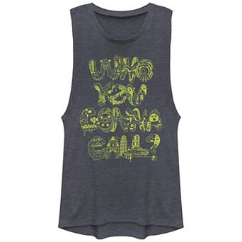 Juniors' Ghost Buster Who You Gonna Call Graphic Tank Top