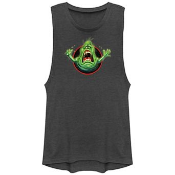 Juniors' Ghostbusters Panic Slimer Graphic Tank Top