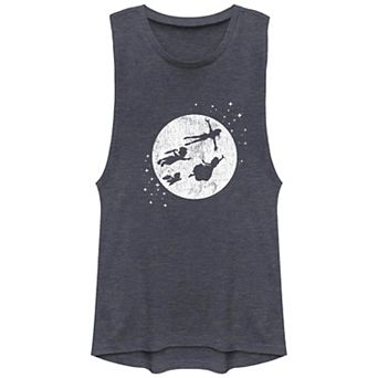 Disney's Peter Pan Flying Silhouettes Juniors' Graphic Tank Top