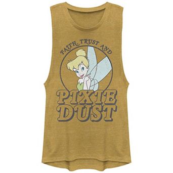 Disney's Tinker Bell Faith Trust And Pixie Dust Juniors' Graphic Tank Top