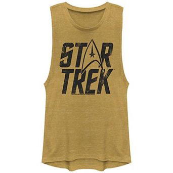 Juniors' Star Trek Title Graphic Tank Top