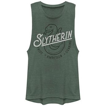 Juniors' Harry Potter Slytherin Pride Ambition Cunning Graphic Tank Top