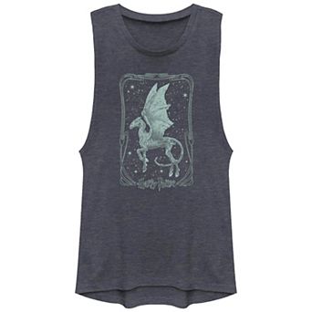 Juniors' Harry Potter Thestral Card Graphic Tank Top