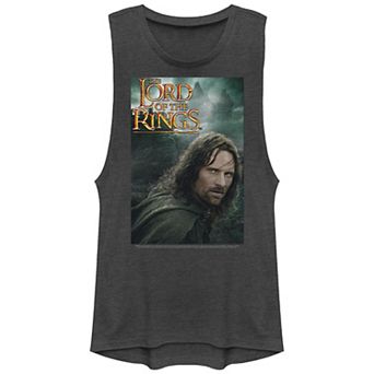 Juniors' The Lord Of The Rings Aragorn Poster Graphic Tank Top