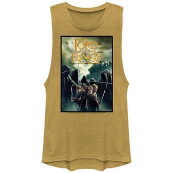 Juniors' The Lord Of The Rings Four Hobbits Poster Graphic Tank Top